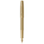 Ручка пір'яна Parker SONNET 17 SE Cisele Gold GT FP18 F + бархатний чохол (68 611) Ручка пір'яна Parker SONNET 17 SE Cisele Gold GT FP18 F + бархатний чохол (68 611)