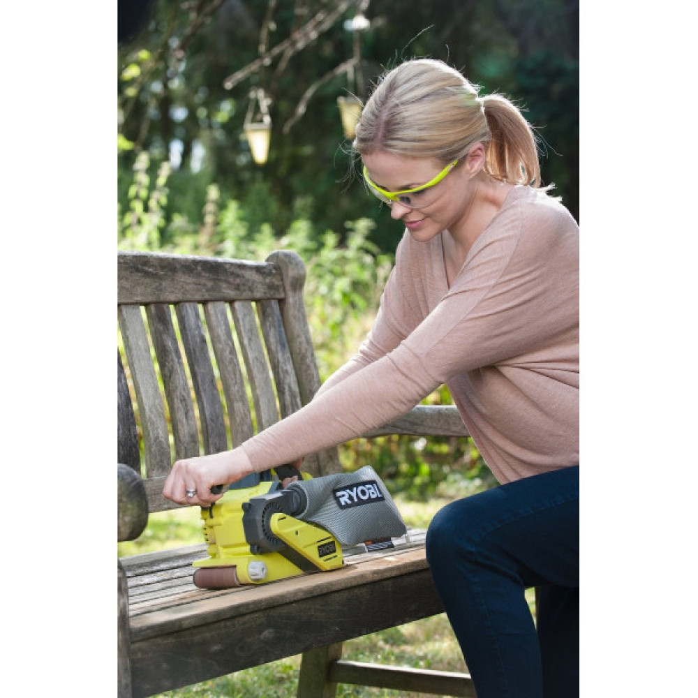 Шліфмашина стрічкова акумуляторна Ryobi ONE+ R18BS-0 18В 76мм 2.7кг без АКБ та ЗП