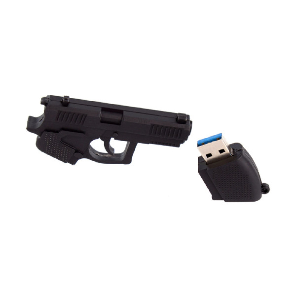 USB флеш накопичувач ColorWay Pistol 32 GB 3.0 Black (CW-USBPL32)