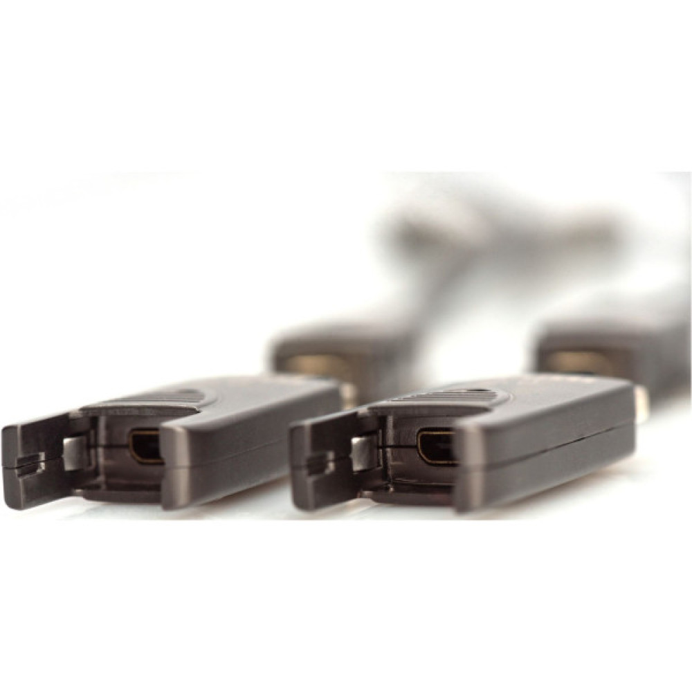 Кабель мультимедійний HDMI to HDMI 10.0m 4K AOC Digitus (AK-330127-100-S)