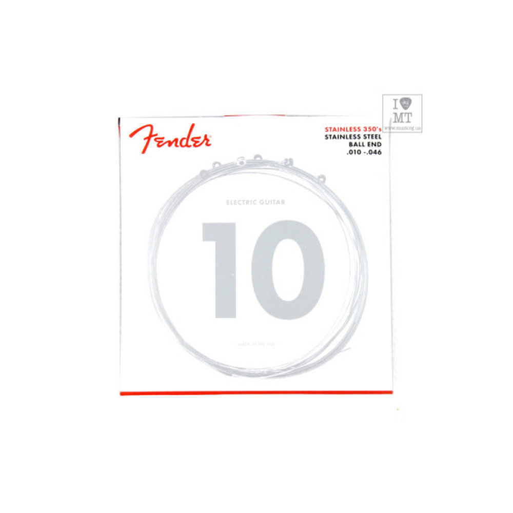 Струни для гітари Fender 350R Stainless Steel Guitar Strings (10-46) (A009896)