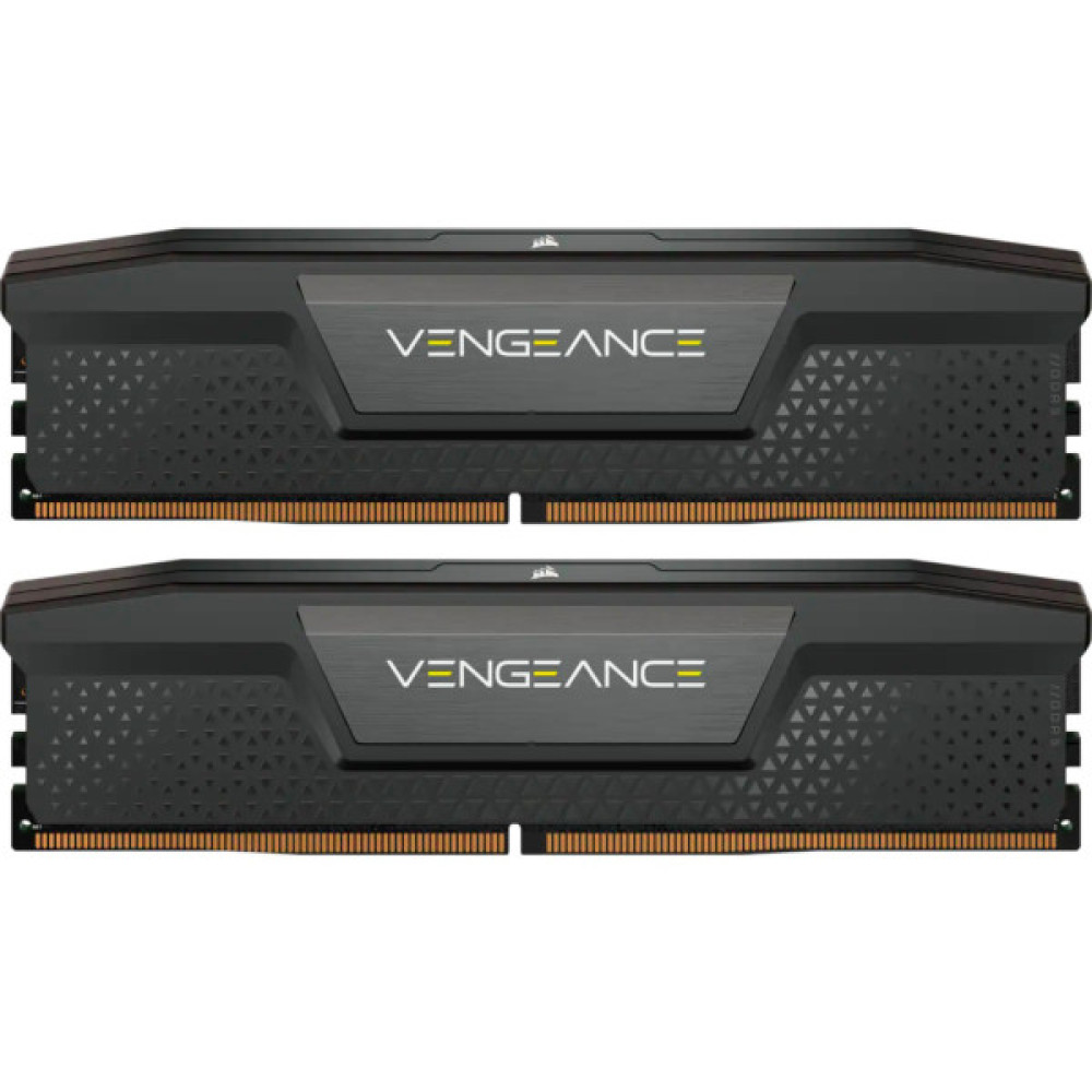 Модуль пам'яті для комп'ютера DDR5 48GB (2x24GB) 5200 MHz Vengeance Black Corsair (CMK48GX5M2B5200C38)