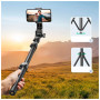 Штатив Ugreen LP680 Selfie Stick Tripod with Bluetooth Remote Black (15609)