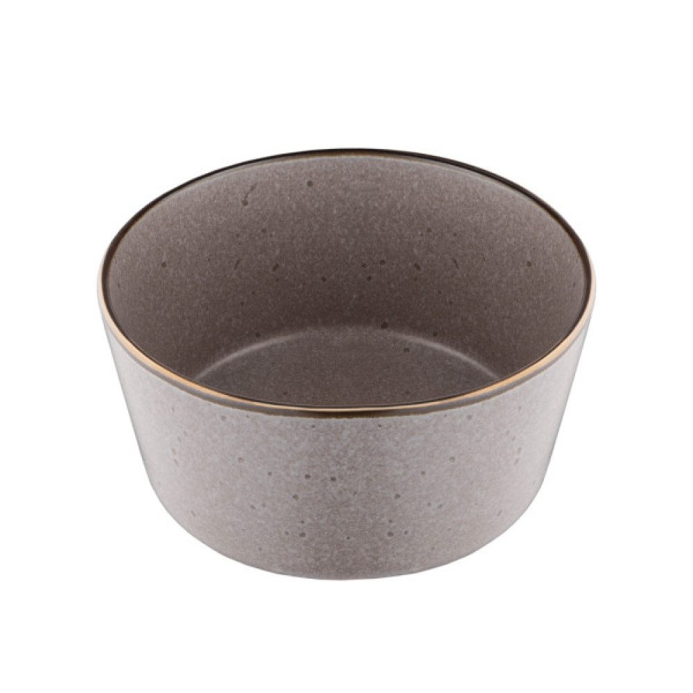 Салатник Ardesto Fasano 700мл, 15.1см, кераміка, сіро-коричневий (AR0415GB)