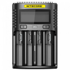 Зарядний пристрій для акумуляторів Nitecore Digicharger UMS4 (4 channels, LCD, Li-ion, Ni-Mh, Ni-Cd) (UMS4)