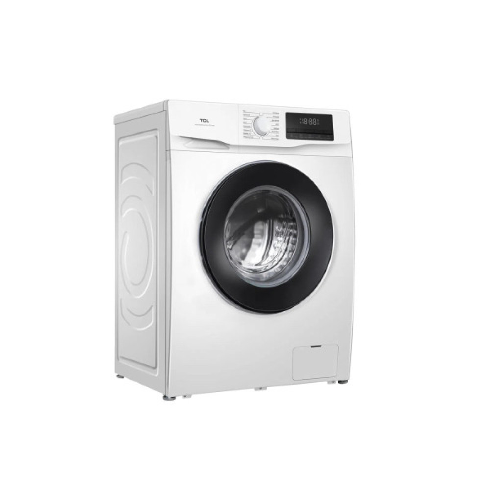Пральна машина TCL фронтальна, 6кг, 1000, B, 45см, дисплей, пара, інвертор, білий