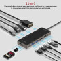 Концентратор Promate USB-C 11-in-1 Promate primehub-pro.grey (primehub-pro.grey) Концентратор Promate USB-C 11-in-1 Promate primehub-pro.grey (primehub-pro.grey)