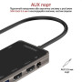 Концентратор Promate USB-C 11-in-1 Promate primehub-pro.grey (primehub-pro.grey) Концентратор Promate USB-C 11-in-1 Promate primehub-pro.grey (primehub-pro.grey)
