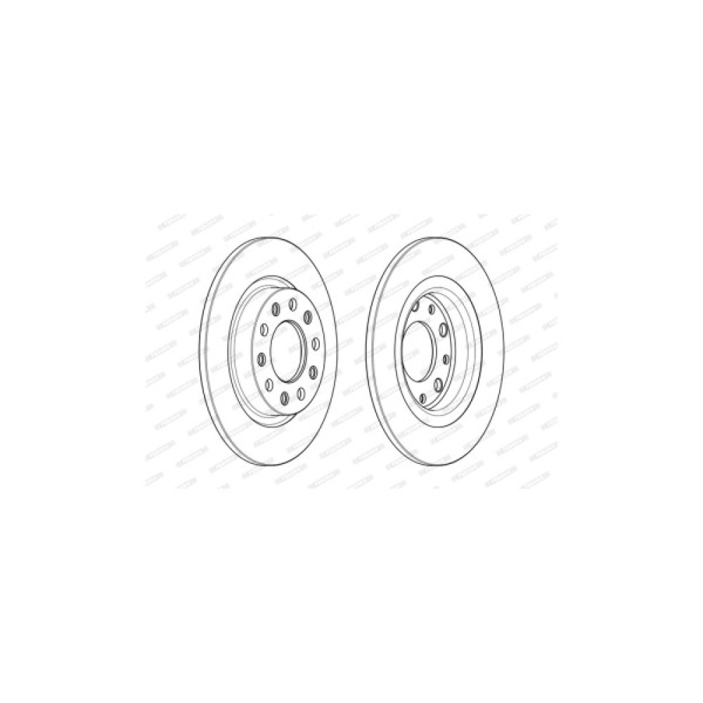 Гальмівний диск FERODO DDF2333C