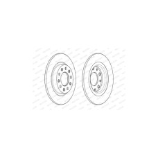 Гальмівний диск FERODO DDF2333C