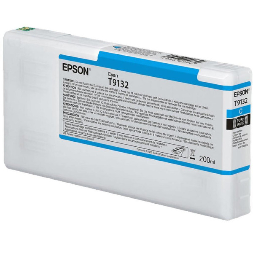 Картридж Epson SureColor SC-P5000 Cyan 200мл (C13T913200) Картридж Epson SureColor SC-P5000 Cyan 200мл (C13T913200)