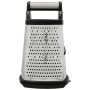 Терка KitchenAid Universal чотирьохстороння з контейнером, чорна (KQG300OSOBE) Терка KitchenAid Universal чотирьохстороння з контейнером, чорна (KQG300OSOBE)