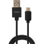Дата кабель USB 2.0 AM to USB-C 1.0m 3A 18W PVC black Vinga (VCPUSBTC3ABK) Дата кабель USB 2.0 AM to USB-C 1.0m 3A 18W PVC black Vinga (VCPUSBTC3ABK)