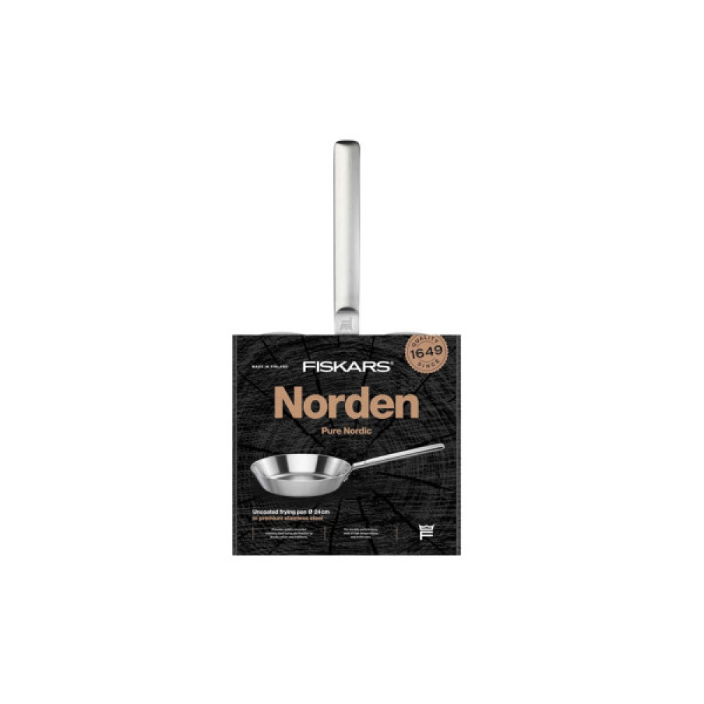 Сковорода Fiskars Norden без покриття 24 см (1067628)
