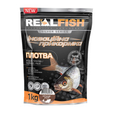 Прикормка Real Fish Silver Series Плотва Коріандр-арахіс 1kg (809.00.33)