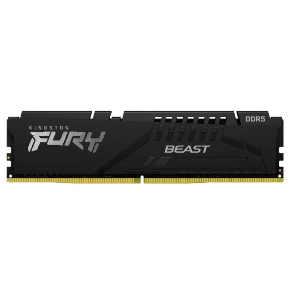 Модуль пам'яті для комп'ютера DDR5 32GB (2x16GB) 5600 MHz Beast AM5 Black Kingston Fury (ex.HyperX) (KF556C36BBEK2-32)