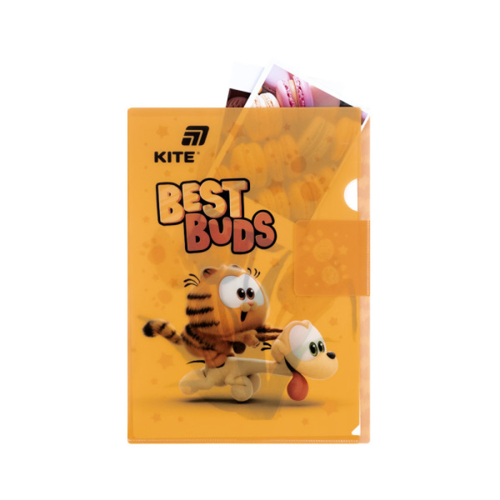 Папка - куточок Kite із клапаном A4 Garfield- 2 (GF25-248-2)