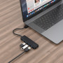 Концентратор Gembird 4 ports USB 3.1,USB-A, USB-C PD (UHB-U3P4P-02) Концентратор Gembird 4 ports USB 3.1,USB-A, USB-C PD (UHB-U3P4P-02)