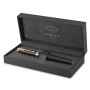 Ручка пір'яна Parker INGENUITY Black Lacquer GT FP F (60 011) Ручка пір'яна Parker INGENUITY Black Lacquer GT FP F (60 011)