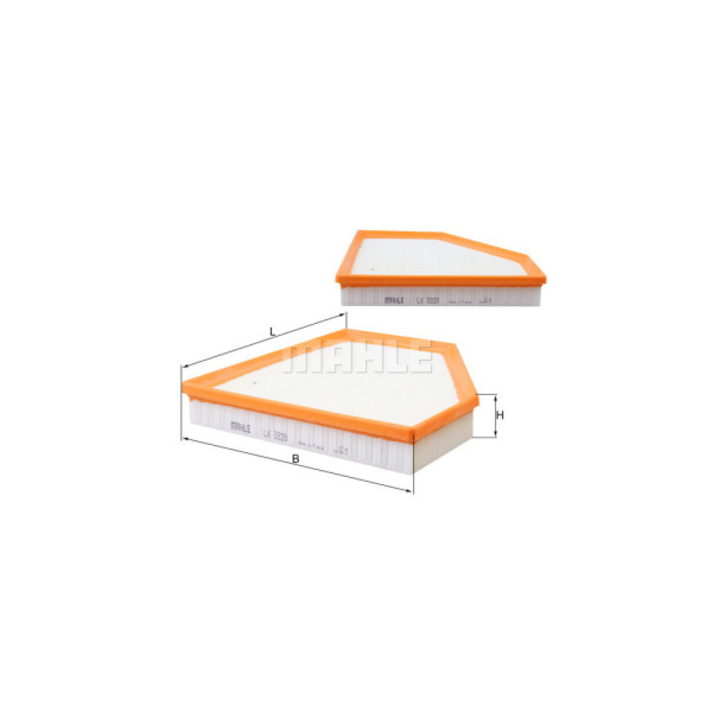 Повітряний фільтр для автомобіля Mahle LX3320