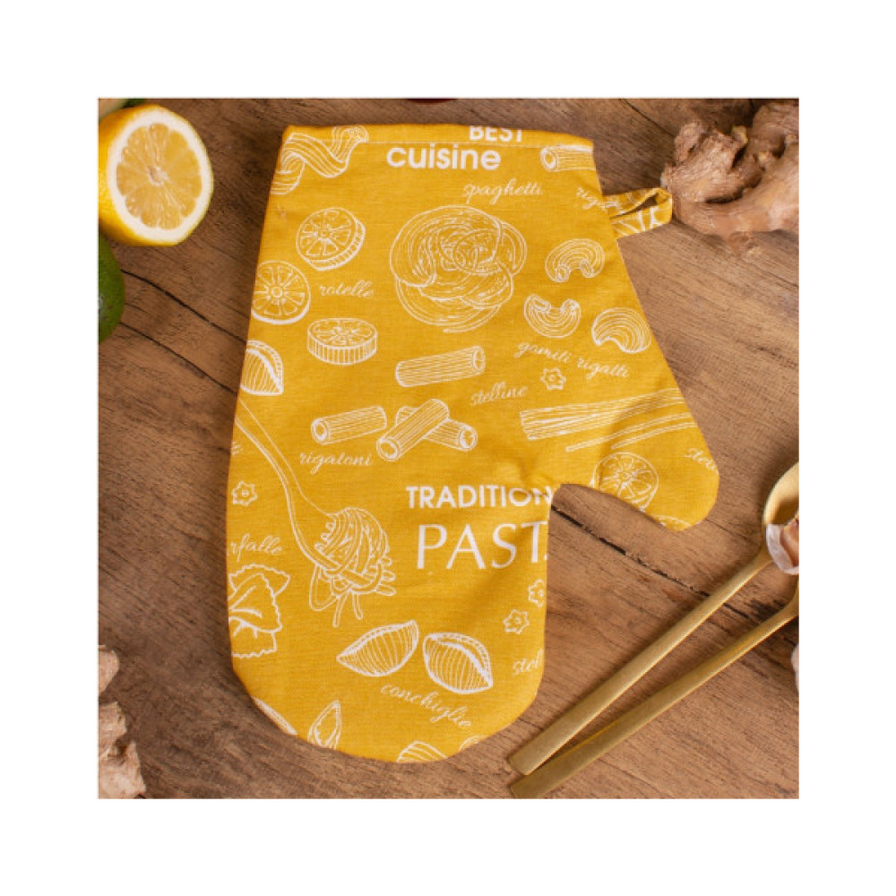 Кухонна прихватка MirSon рогожа/напівпанама №201 - Yellow paste (2200006753827)