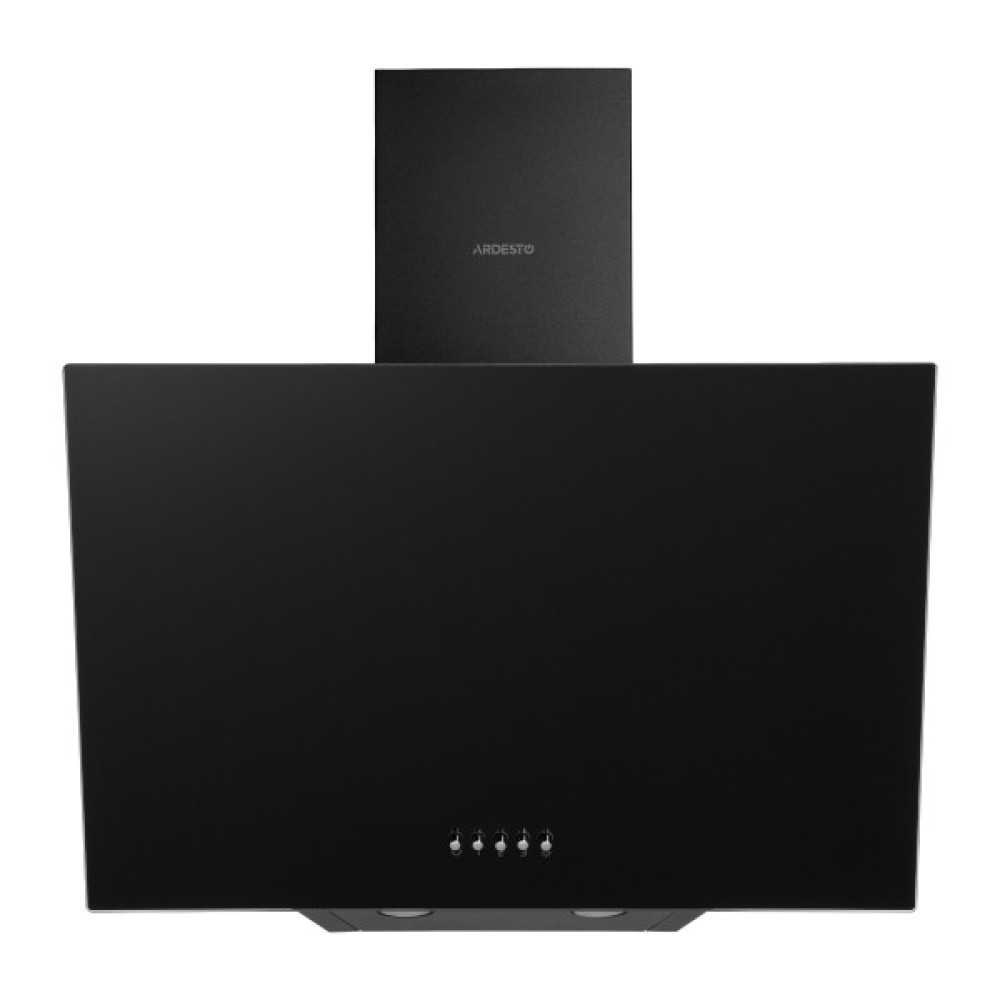 Витяжка Ardesto похила, 60см, 900м3ч, скло, 2х1Вт LED, кнопкове, чорний