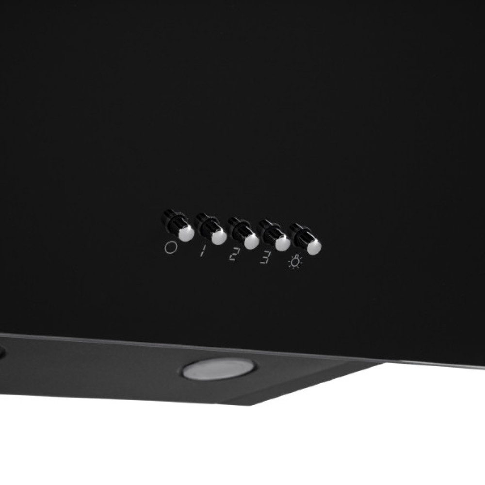 Витяжка Ardesto похила, 60см, 900м3ч, скло, 2х1Вт LED, кнопкове, чорний