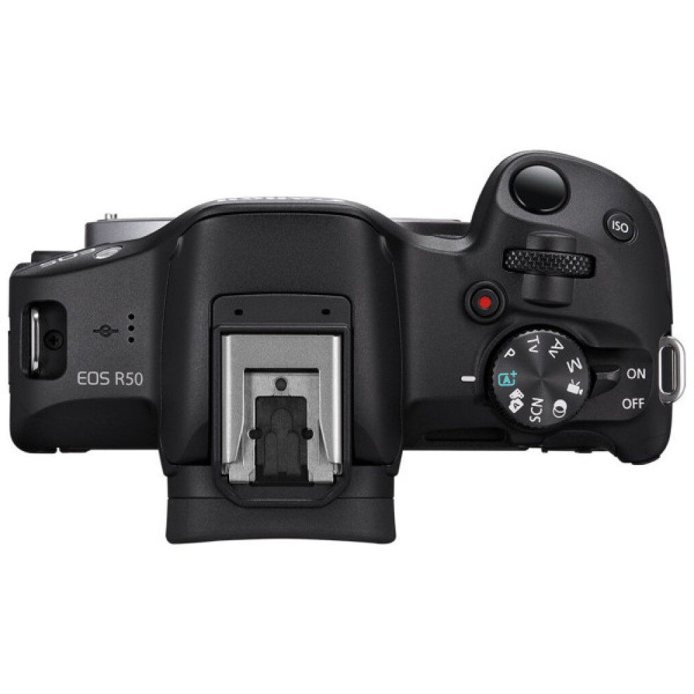Цифровий фотоапарат Canon EOS R50 + RF-S 18-45 IS STM + RF 75-300 Black (5811C150BA)
