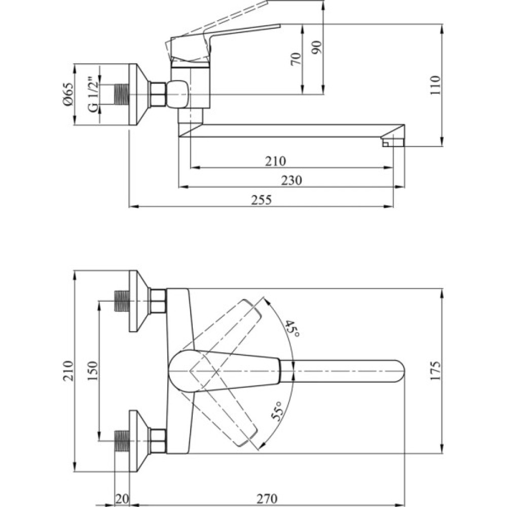 Змішувач Kroner KRMOker-С040 (CV031473)