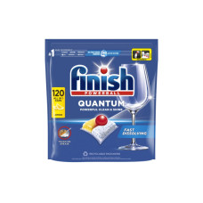 Таблетки для посудомийних машин Finish Quantum All in 1 Лимон 120 шт. (5908252009671/5908252018468)