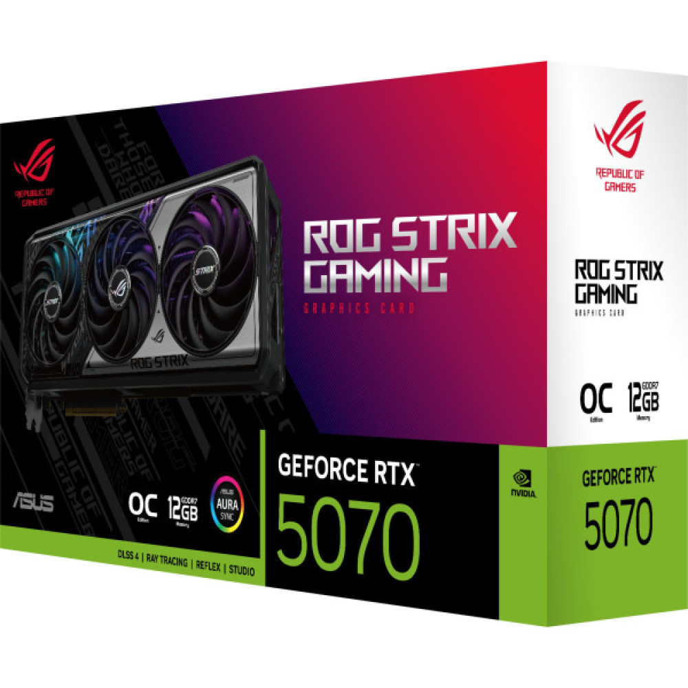 Відеокарта ASUS GeForce RTX 5070 12GB GDDR7 OC ROG-STRIX-RTX5070-O12G-GAMING