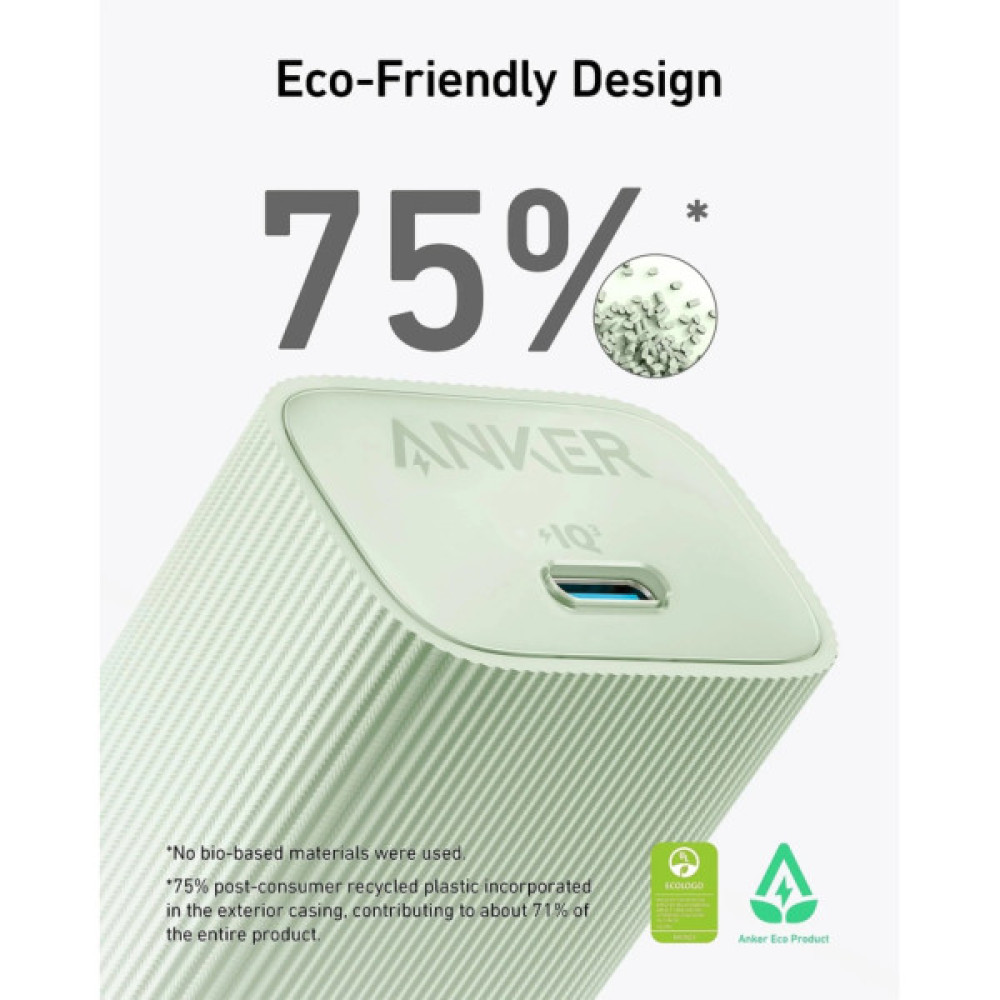 Зарядний пристрій Anker PowerPort 511 Nano IV 30W USB-C White (A2337G21)