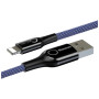 Дата кабель USB 2.0 AM to Lightning 1.0m 2.4A blue Baseus (CALCD-03)