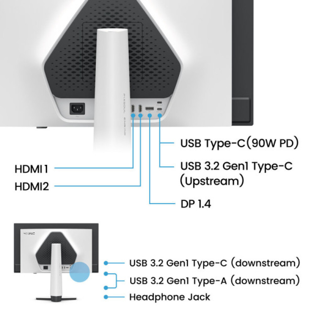 BENQ EX271UZ White (9H.LP2LA.TBE)