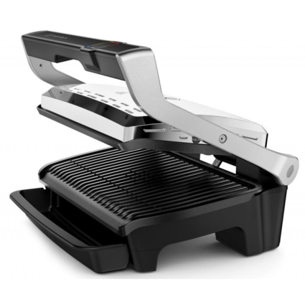 Гриль Tefal прижимний OptiGrill Elite XL 2200Вт, темп. режимів-16, з`ємні пластини, метал