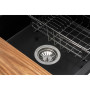 Мийка кухонна GRANADO Basic Estella black (+ змішувач Campo LUX inox + дозатор Redondo inox + кошик + (ksg0101)