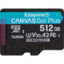 Карта пам'яті Kingston 512GB microSDXC сlass 10 UHS-I U3 V30 A2 Canvas Go Plus G4 (SDCG4/512GBSP) Карта пам'яті Kingston 512GB microSDXC сlass 10 UHS-I U3 V30 A2 Canvas Go Plus G4 (SDCG4/512GBSP)