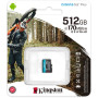 Карта пам'яті Kingston 512GB microSDXC сlass 10 UHS-I U3 V30 A2 Canvas Go Plus G4 (SDCG4/512GBSP) Карта пам'яті Kingston 512GB microSDXC сlass 10 UHS-I U3 V30 A2 Canvas Go Plus G4 (SDCG4/512GBSP)