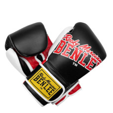 Боксерські рукавички Benlee Bang Loop Шкіра 12oz Чорно-червоні (199351 (Black Red) 12 oz.)