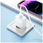 Зарядний пристрій BOROFONE BA82A Platinum USB-C PD25W White (6941991112256) Зарядний пристрій BOROFONE BA82A Platinum USB-C PD25W White (6941991112256)
