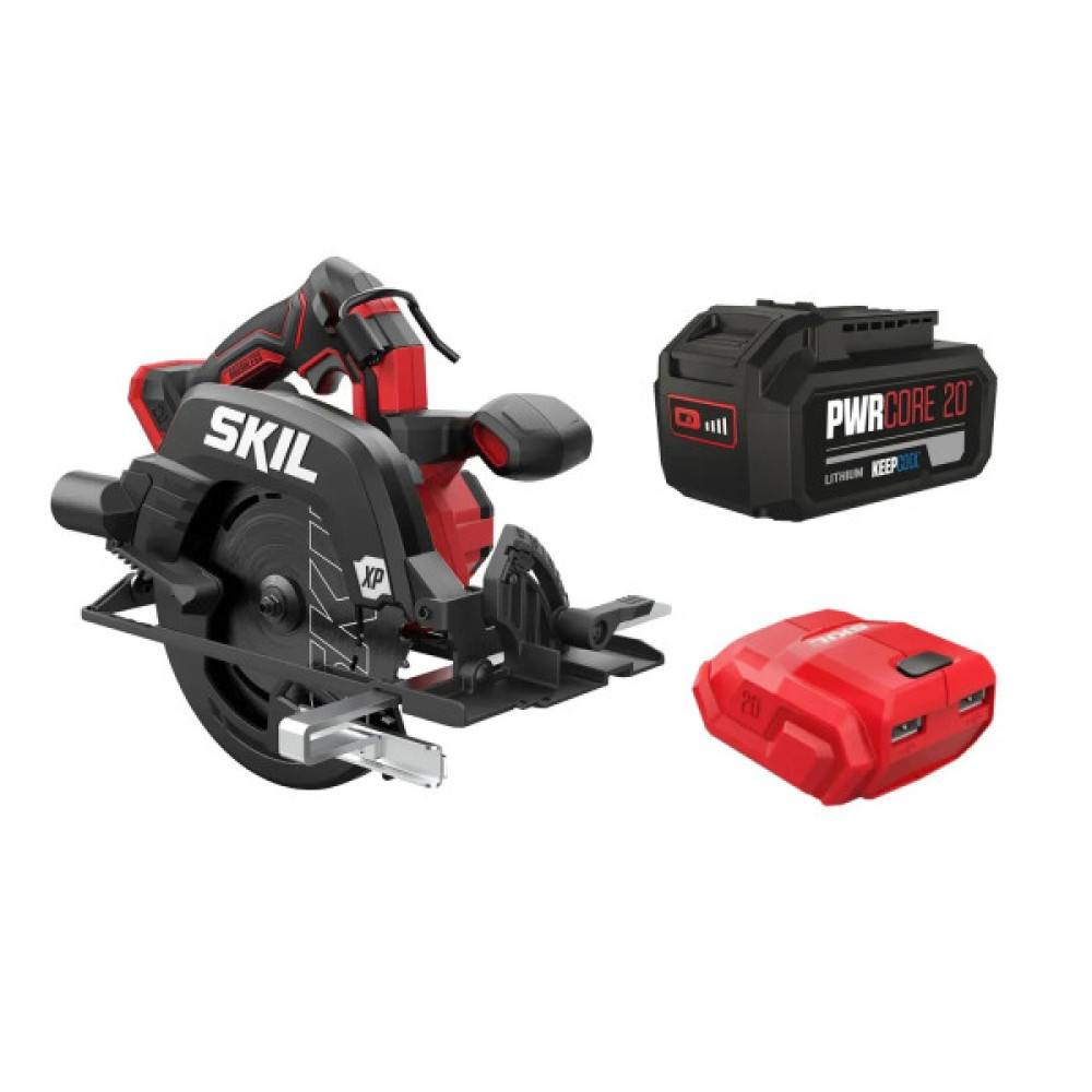 Пила дискова акумуляторна SKIL 3571 CA XP безщіткова 20В 1х5А·год 184мм 2.95кг