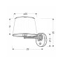 Бра Candellux 21-01279 IBIS (21-01279) Бра Candellux 21-01279 IBIS (21-01279)