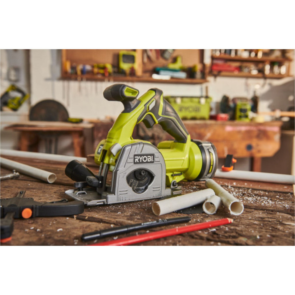 Пила дискова універсальна акумуляторна Ryobi R18MMS-0 ONE+ 18В 85мм 1.9кг без АКБ та ЗП