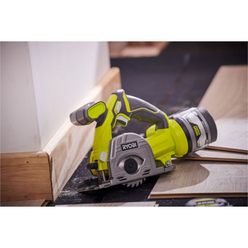 Пила дискова універсальна акумуляторна Ryobi R18MMS-0 ONE+ 18В 85мм 1.9кг без АКБ та ЗП