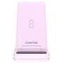 Зарядний пристрій Canyon WS-304 Foldable 3in1 Wireless charger Iced Pink (CNS-WCS304IP)