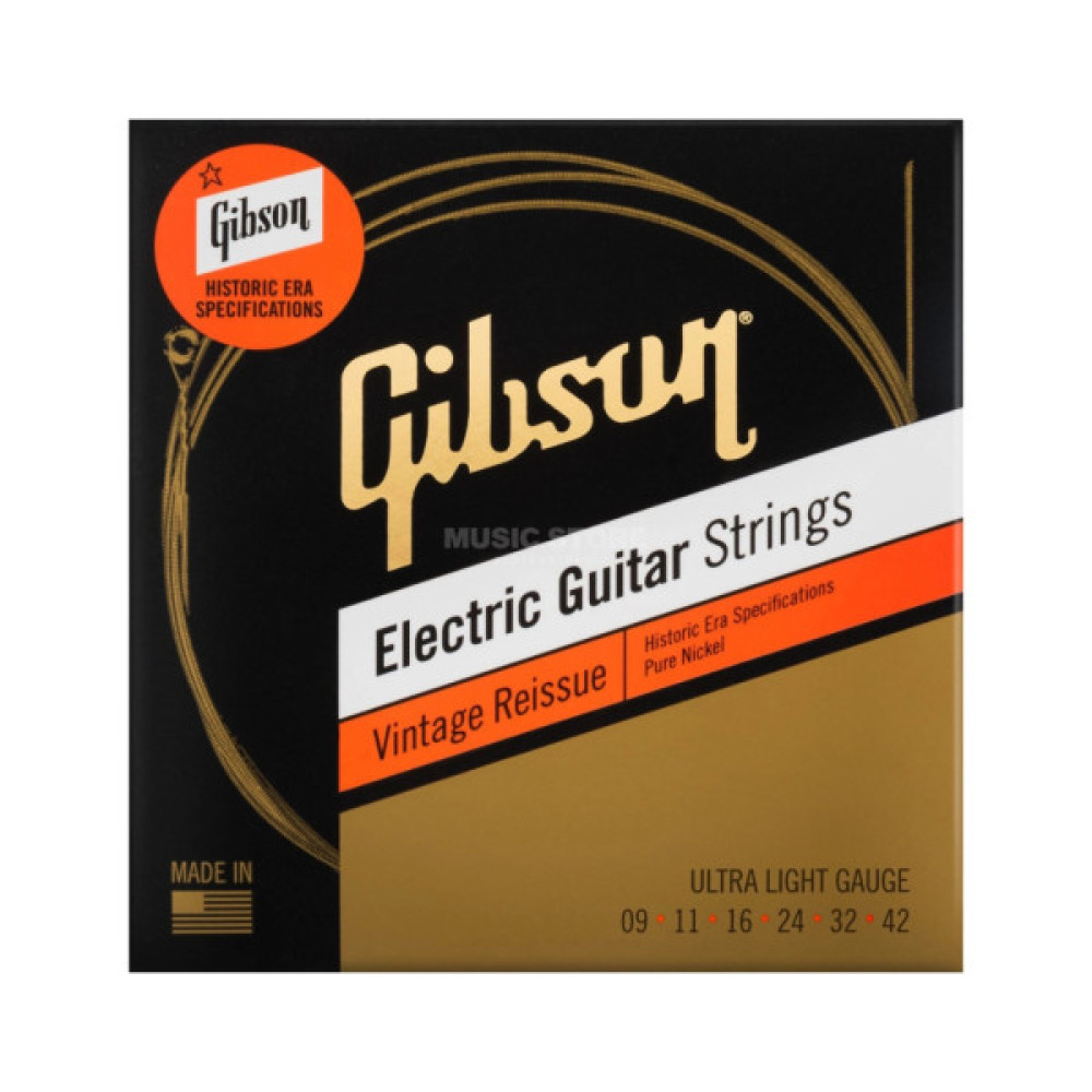 Струни для гітари Gibson SEG-HVR9 Vintage Reissue Ultra-Light (09-42) (230469)