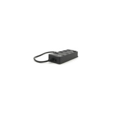 Концентратор Voltronic USB 3.0 to 4xUSB with LED buttons black (YT-3H4A)