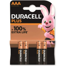Батарейка Duracell PLUS AAA лужні 4 шт. в упаковці (5009421 / 5014213 / 5000394141117)