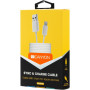 Дата кабель USB 2.0 AM to Lightning 1.0m White Canyon (CNE-CFI1W) Дата кабель USB 2.0 AM to Lightning 1.0m White Canyon (CNE-CFI1W)