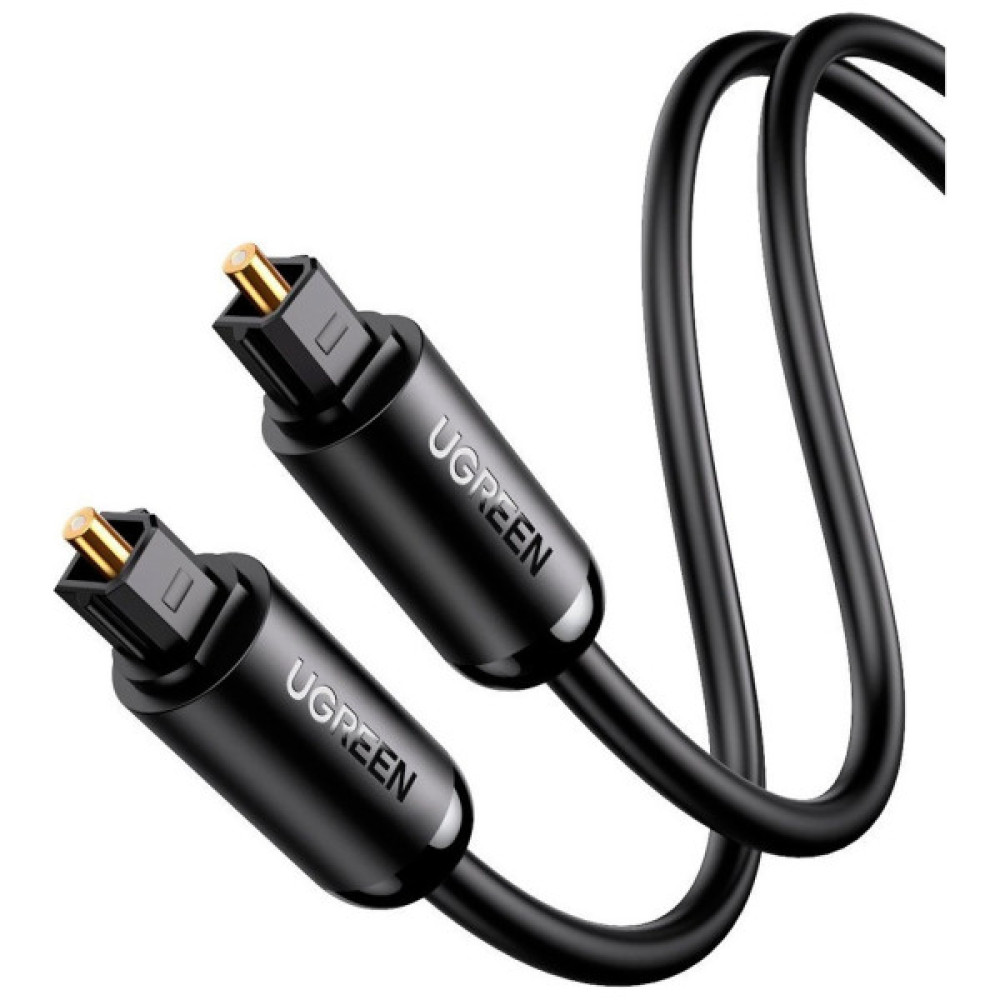 Кабель мультимедійний Optical Toslink 1.5m AV122 black UGREEN (70891)